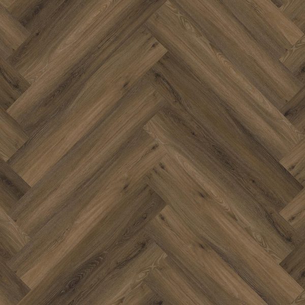 CL YUP herringbone SRC warm brown 3501 Floorlife visgraat PVC