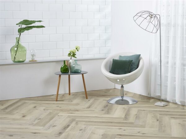 DB PUY Hamsi Hamsi dryback light oak 2511 Plaza collectie FL visgraat PVC - Afbeelding 2