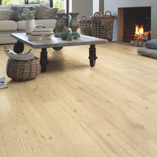 Impressive 1853 gezandstraalde eik natuur Quick-Step laminaat - Afbeelding 2