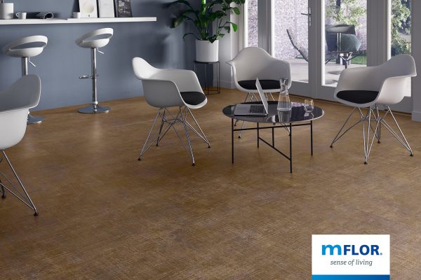 DB Abstract Blast Bronze 53122 mFlor PVC tegels - Afbeelding 2