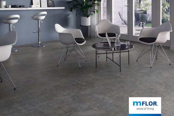 DB Abstract Asp Grey 53124 mFlor PVC tegels - Afbeelding 2