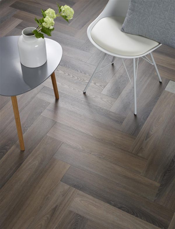 CL PUY Hamsi Hamsi CRS dark grey 3506 Plaza collectie FL visgraat PVC - Afbeelding 2