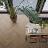 Pakketdeal DB YUP Leyton visgraat natural oak 1822 Floorlife visgraat PVC - Afbeelding 3