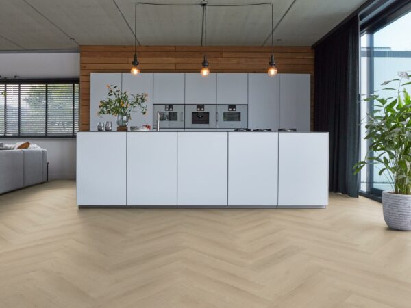 CL YUP Merton visgraat beige 7610 Floorlife visgraat PVC