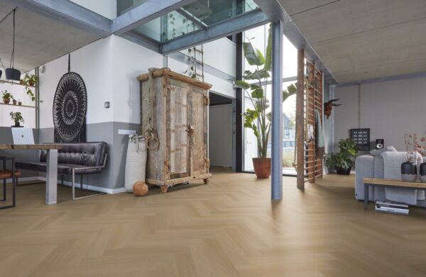 Pakketdeal CL YUP Fulham visgraat SRC dark oak 2611 Floorlife visgraat PVC - Afbeelding 2