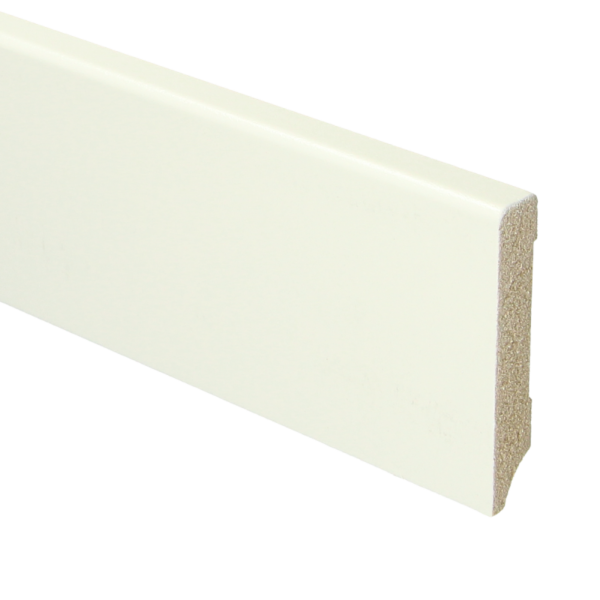 MDF Moderne plint 70x12 gelakt RAL9010