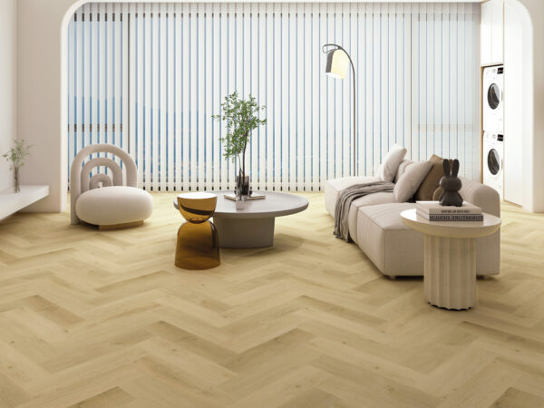 DB Jade 4044 Plaza collectie Gel visgraat PVC