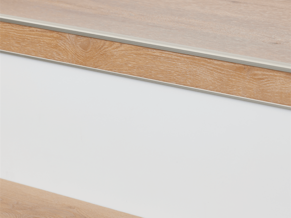 Co-Pro stootbord PVC wit RAL9016 steenstructuur - pak van 16 stuks