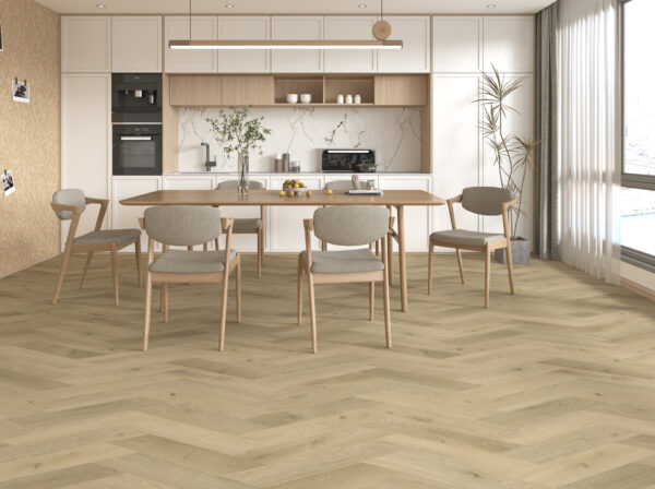 DB Vario Special 3805 (Weense punt) Prestige Oak Smoked Light Gelasta Weense punt PVC - Afbeelding 2