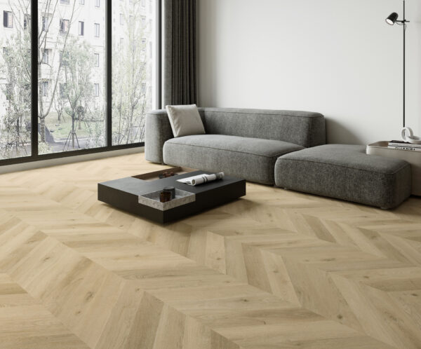 Pakketdeal DB Vario Special 3805 (Hongaarse punt) Prestige Oak Smoked Light Gelasta Hongaarse punt PVC - Afbeelding 2