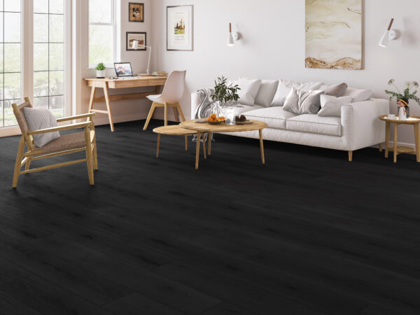 CL Firmfit Silent 7701 (rigid click) Summerfield Charcoal Gelasta PVC vloer - Afbeelding 2