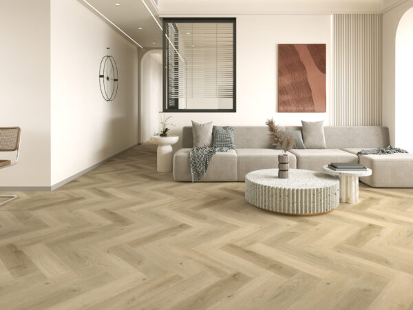 DB Jade 5044 Plaza collectie Gel visgraat PVC