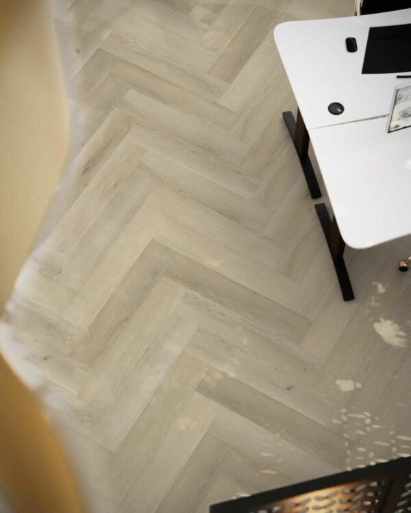 CL YUP Mayfair warm oak 4013 Floorlife walvisgraat PVC - Afbeelding 3