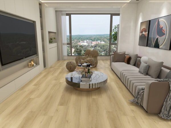 CL Champagne Oak Plaza Collectie PVC vloer - Afbeelding 2