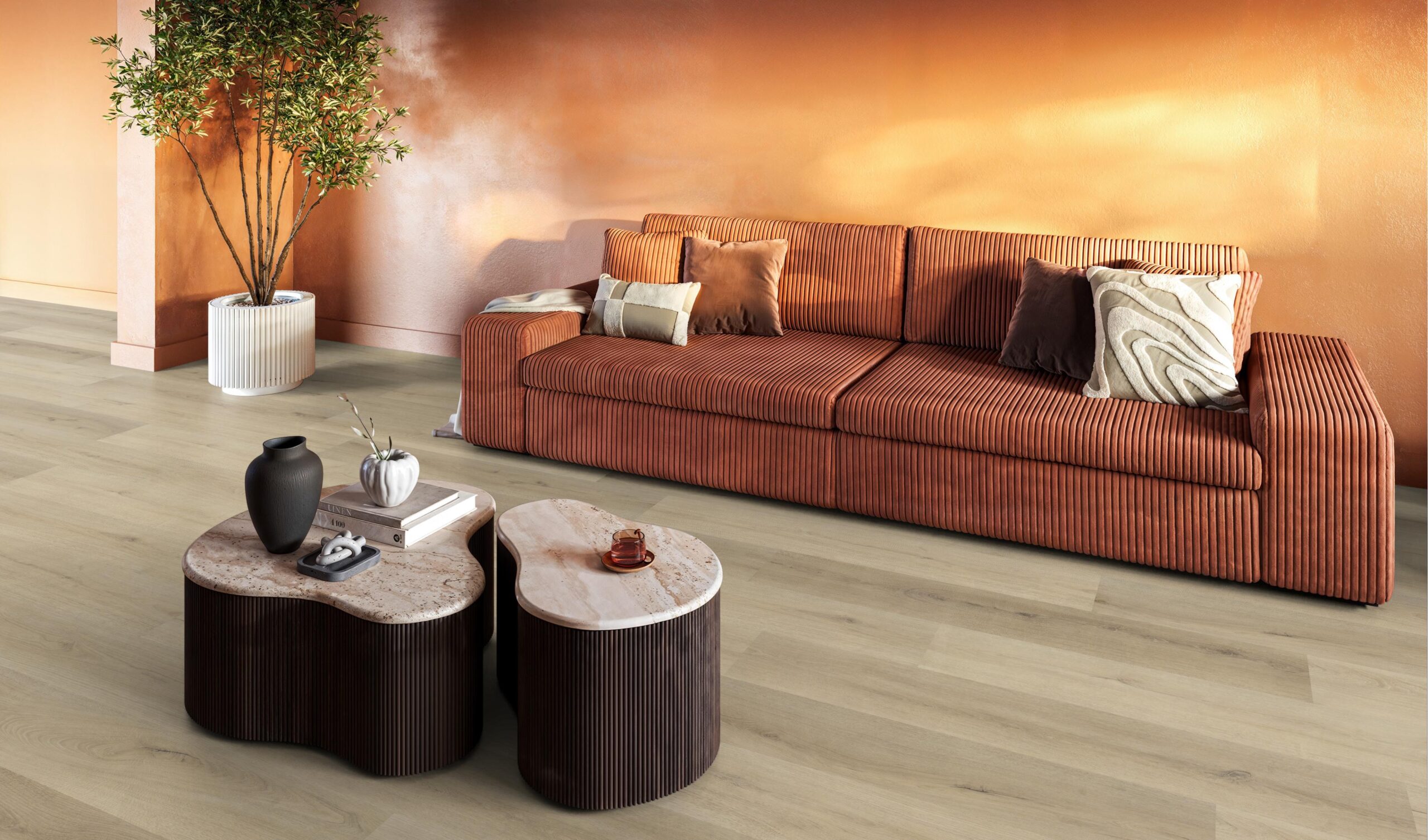 Greenford click SRC warm beige - Floorlife