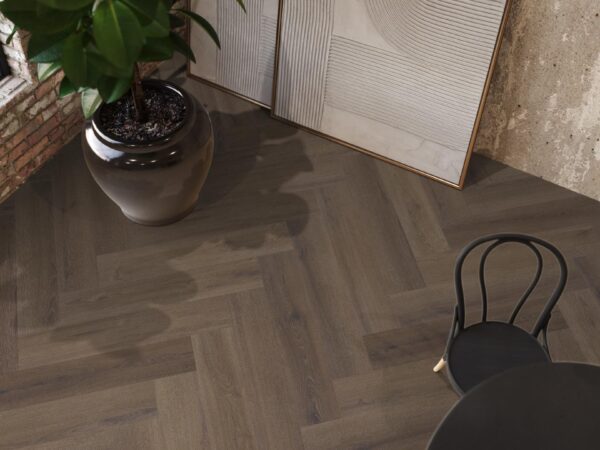 YUP XL Greenford herringbone click SRC brown