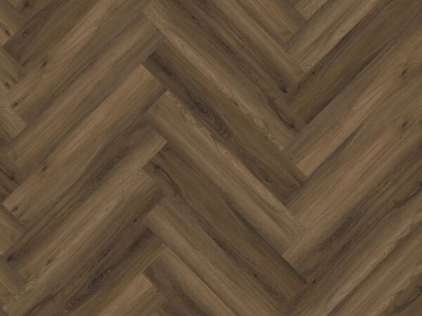 YUP Paddington Herringbone dryback warm brown - Floorlife