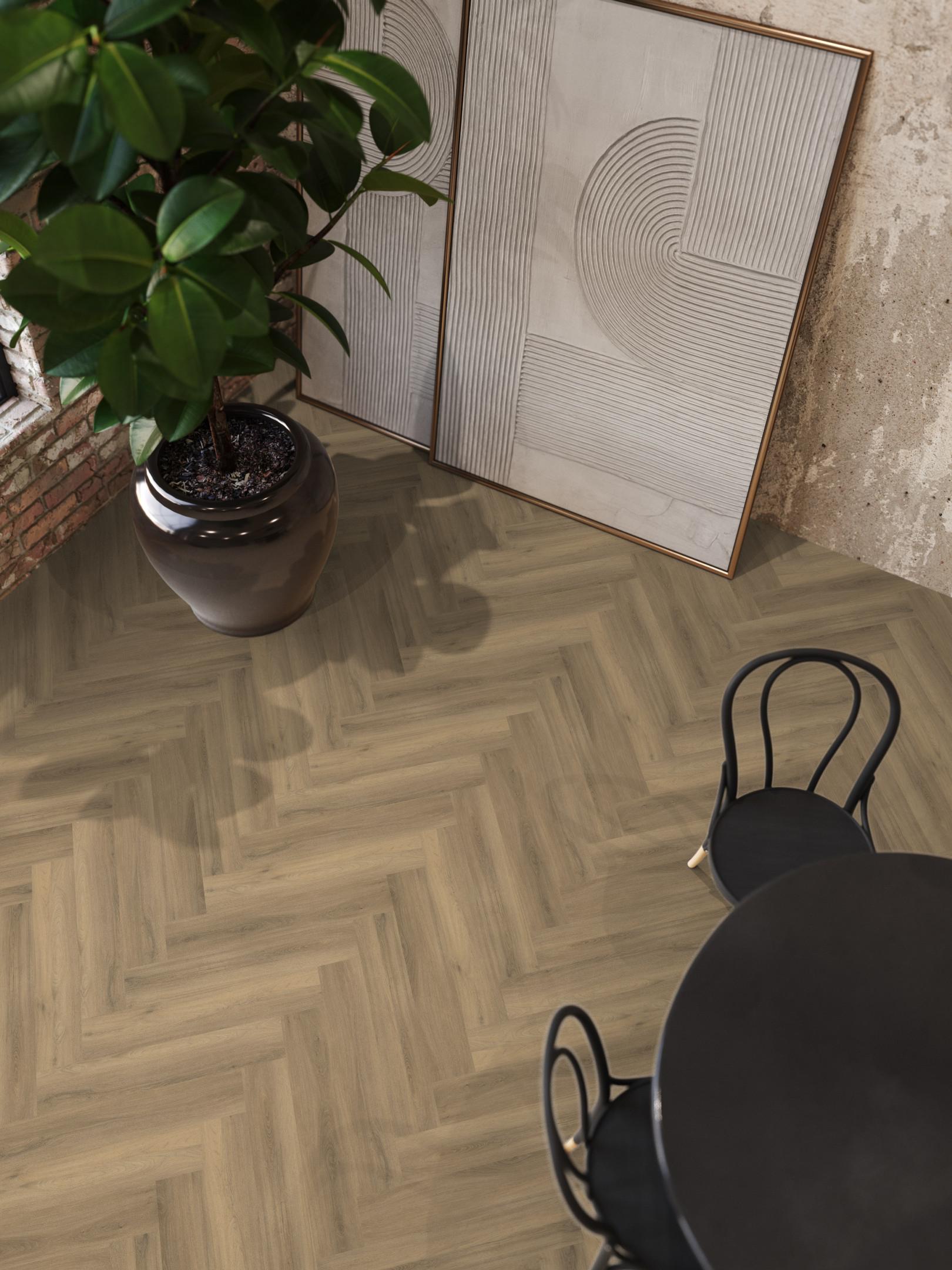 YUP Paddington Herringbone dryback natural - Floorlife - Afbeelding 4
